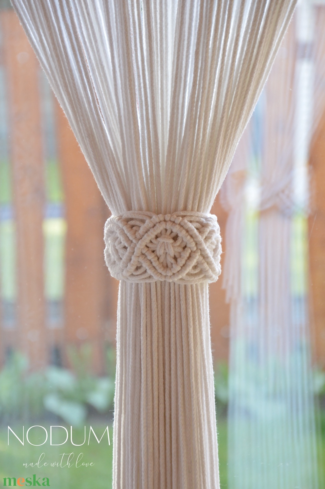 Egyedi makramé függöny - otthon & életmód - lakástextil - függöny és kiegészítő - függöny - Meska.hu