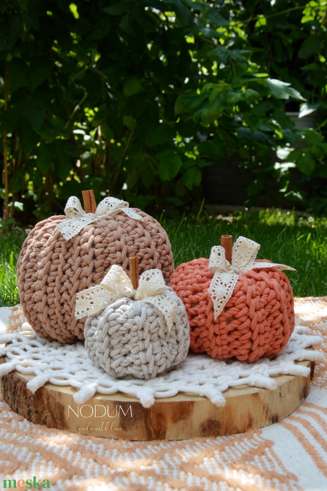 Őszi tök dekorációs csomag (3db) - kellékek & szerszámok - dekorációs kellékek - őszi dekor - őszi dekortök - Meska.hu