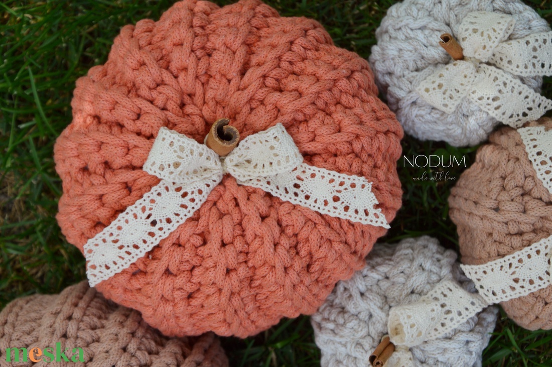 Őszi tök dekorációs csomag (3db) - kellékek & szerszámok - dekorációs kellékek - őszi dekor - őszi dekortök - Meska.hu