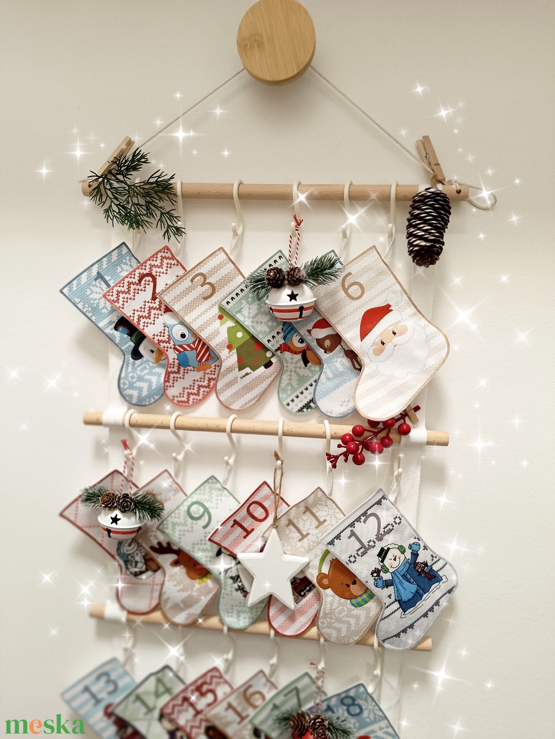 adventi naptár, csizmák - karácsony - adventi díszek - adventi naptár - Meska.hu adventi naptár, csizmák - karácsony - adventi díszek - adventi naptár - Meska.hu