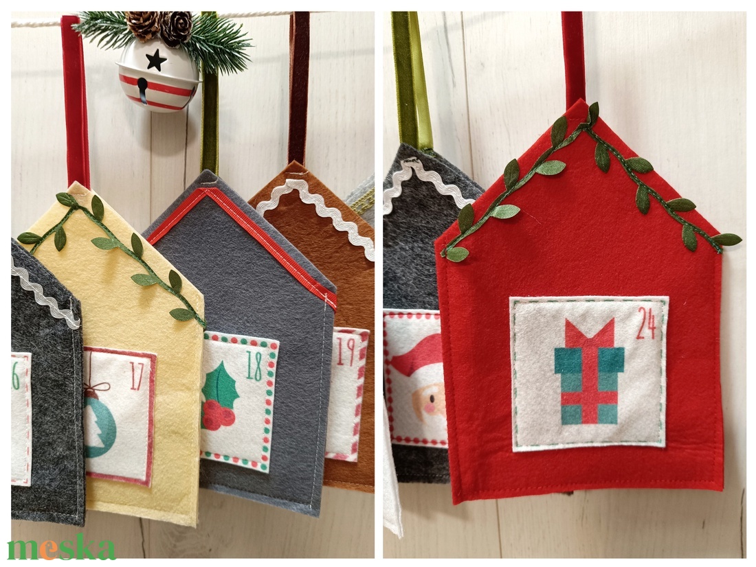 Adventi naptár házikók - karácsony - adventi díszek - adventi naptár - Meska.hu Adventi naptár házikók - karácsony - adventi díszek - adventi naptár - Meska.hu