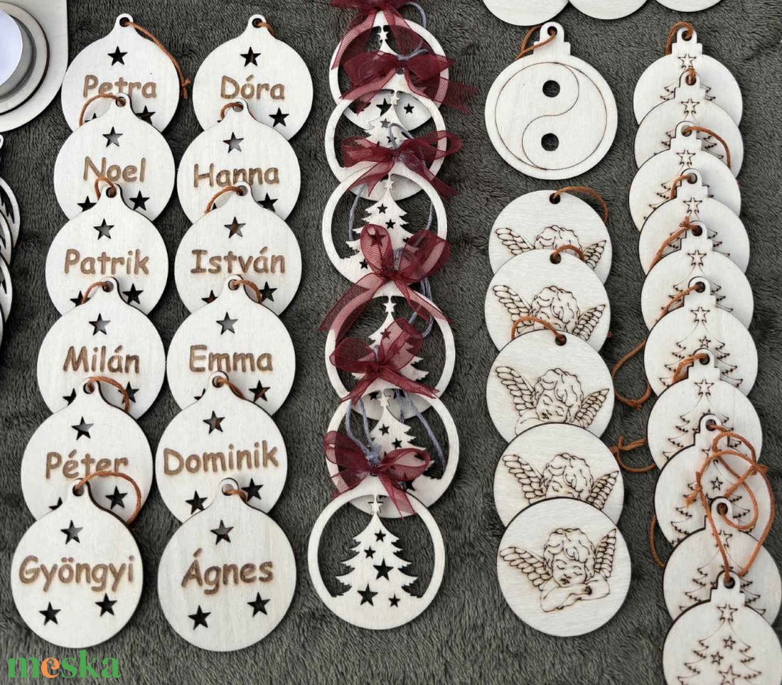 Karácsonyfa dísz / hűtőmágnes - karácsony - karácsonyi lakásdekoráció - karácsonyi lakásdíszek - Meska.hu
