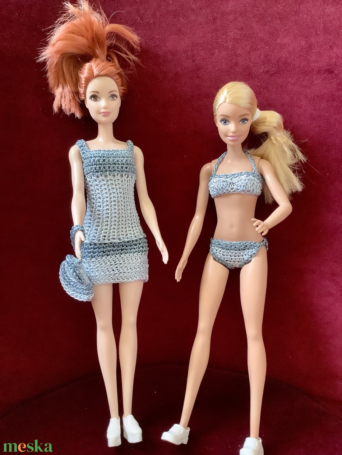 Világoskek Barbie baba fürdőruha bikini strandoláshoz vagy vízparti sétához - játék & sport - baba & babaház - babaruha, babakellék - Meska.hu Világoskek Barbie baba fürdőruha bikini strandoláshoz vagy vízparti sétához - játék & sport - baba & babaház - babaruha, babakellék - Meska.hu