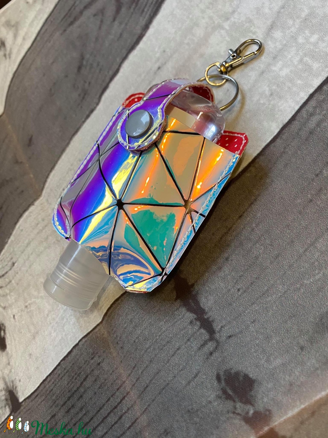 Kézfertőtlenítő tartó tok - táska & tok - kulcstartó & táskadísz - kulcstartó - Meska.hu