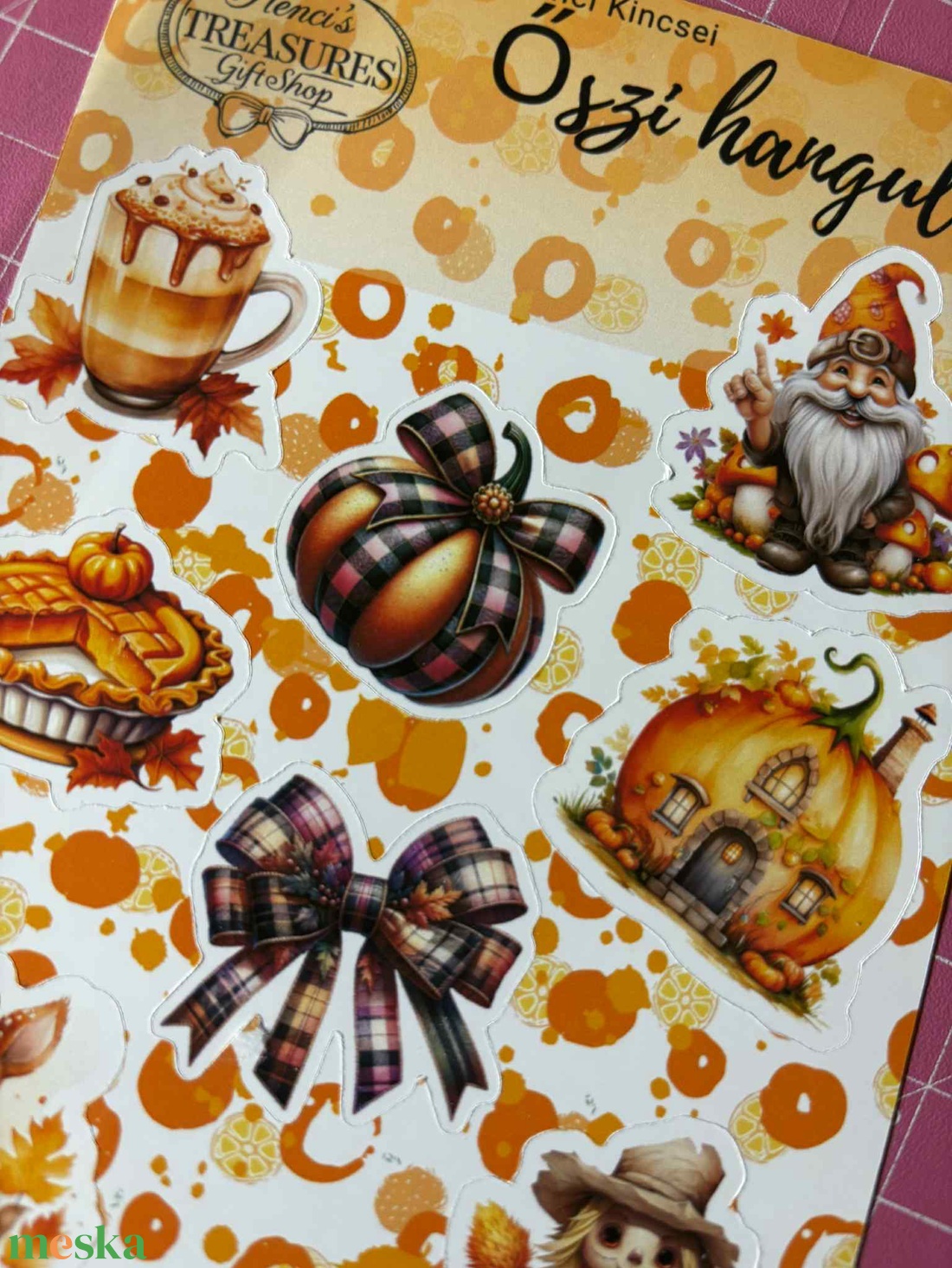 Pumkin spice matricaív / stickersheet - otthon & életmód - papír, írószer - matrica, matrica csomag - Meska.hu Pumkin spice matricaív / stickersheet - otthon & életmód - papír, írószer - matrica, matrica csomag - Meska.hu