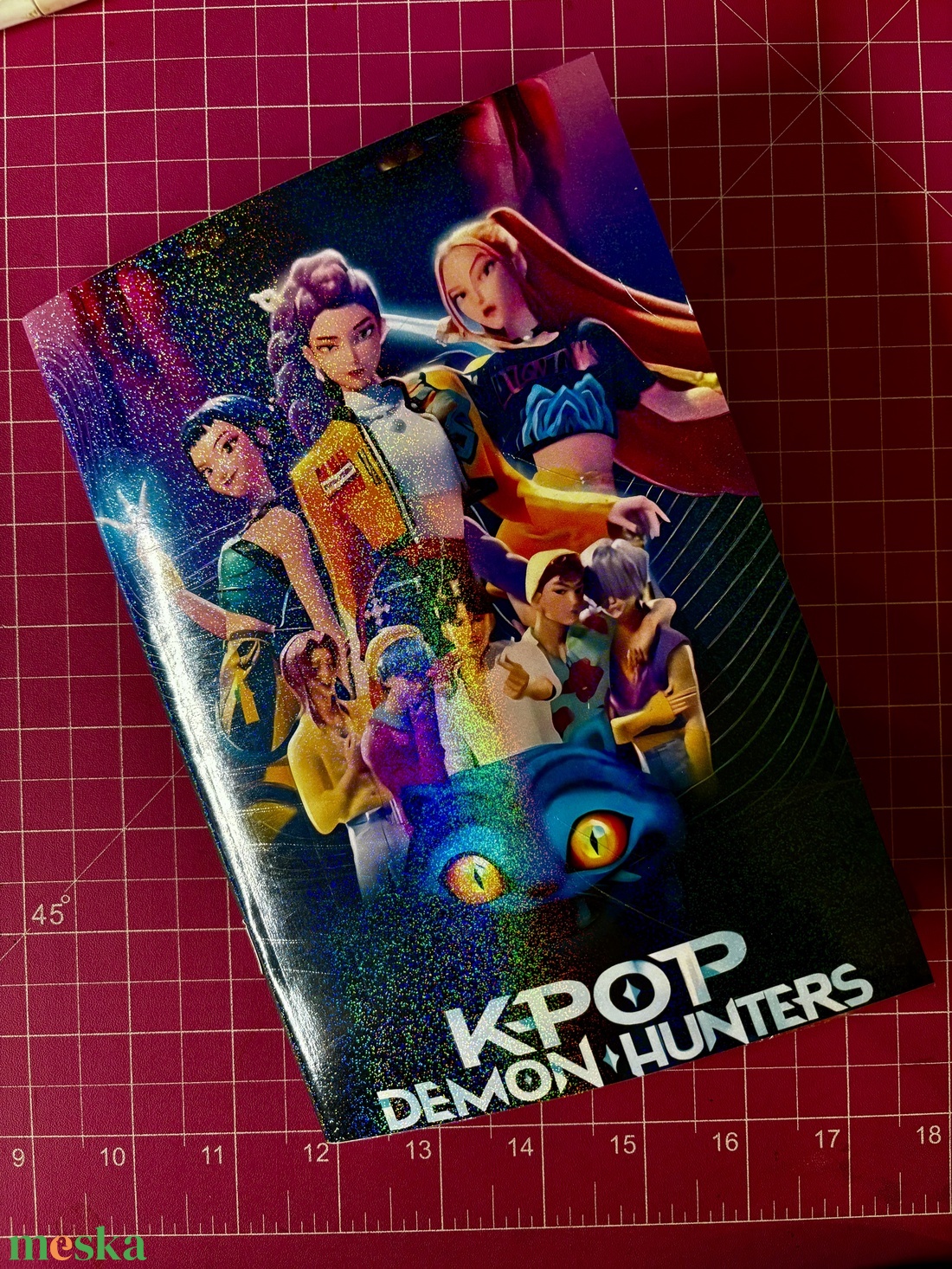 K-POP Démonvadász témájú, A5 méretű jegyzetfüzet ajándék matricával - otthon & életmód - papír, írószer - jegyzetfüzet & napló - Meska.hu K-POP Démonvadász témájú, A5 méretű jegyzetfüzet ajándék matricával - otthon & életmód - papír, írószer - jegyzetfüzet & napló - Meska.hu