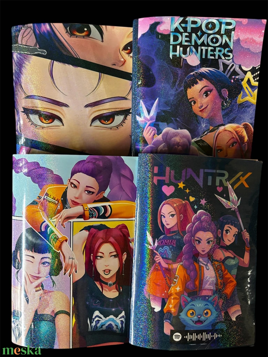 K-POP Démonvadász témájú, A5 méretű jegyzetfüzet - otthon & életmód - papír, írószer - jegyzetfüzet & napló - Meska.hu