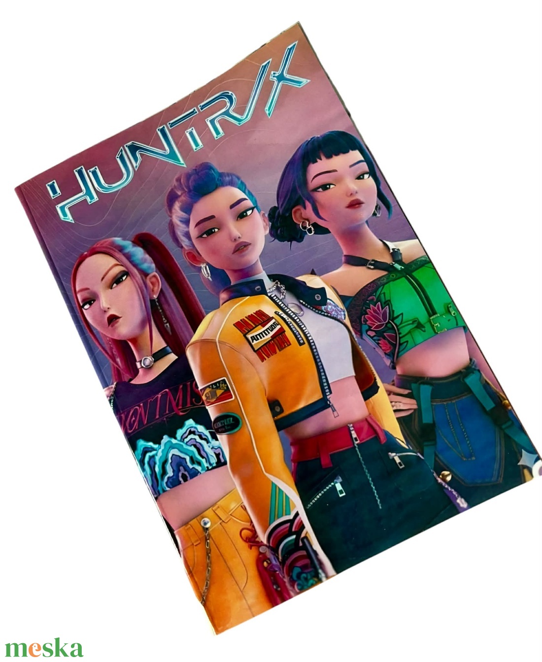 K POP Demonhunters ragasztott gerincü A5 méret füzet - otthon & életmód - papír, írószer - jegyzetfüzet & napló - Meska.hu