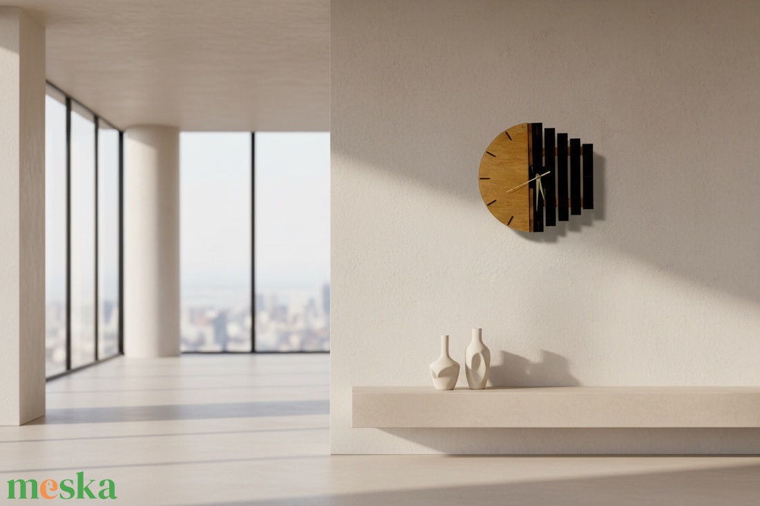 Absztrakt falióra - otthon & életmód - dekoráció - fali és függő dekoráció - falióra & óra - Meska.hu