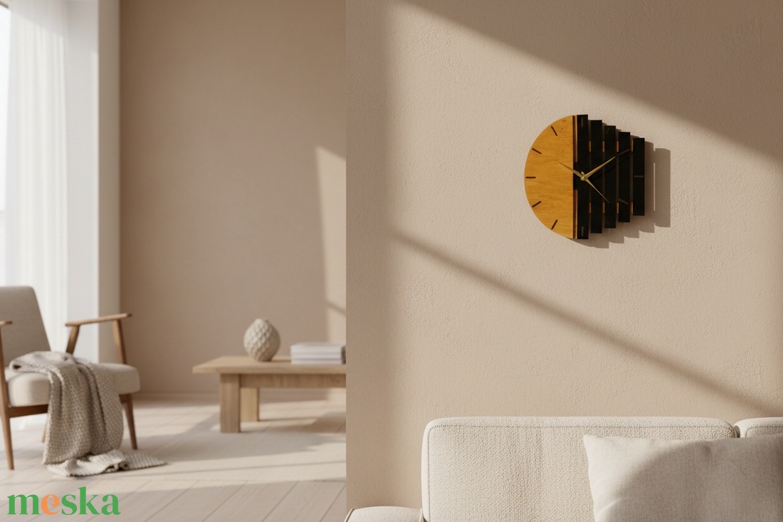 Absztrakt falióra - otthon & életmód - dekoráció - fali és függő dekoráció - falióra & óra - Meska.hu