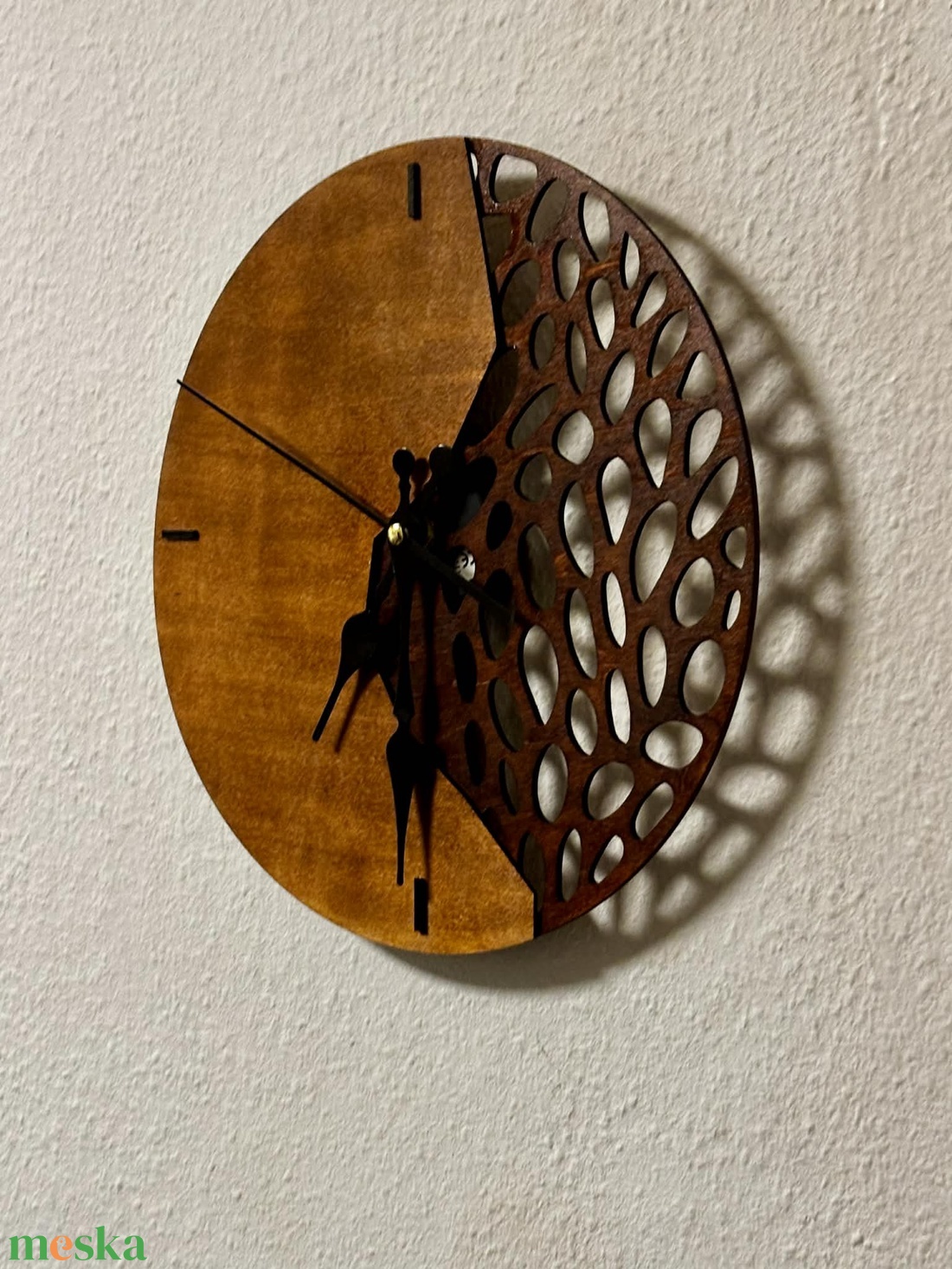 Absztrakt falióra - otthon & életmód - dekoráció - fali és függő dekoráció - falióra & óra - Meska.hu