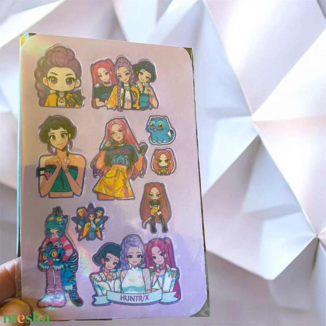 K Pop Démonvadász matricalap - kellékek & szerszámok - dekorációs kellékek - matricaív - Meska.hu