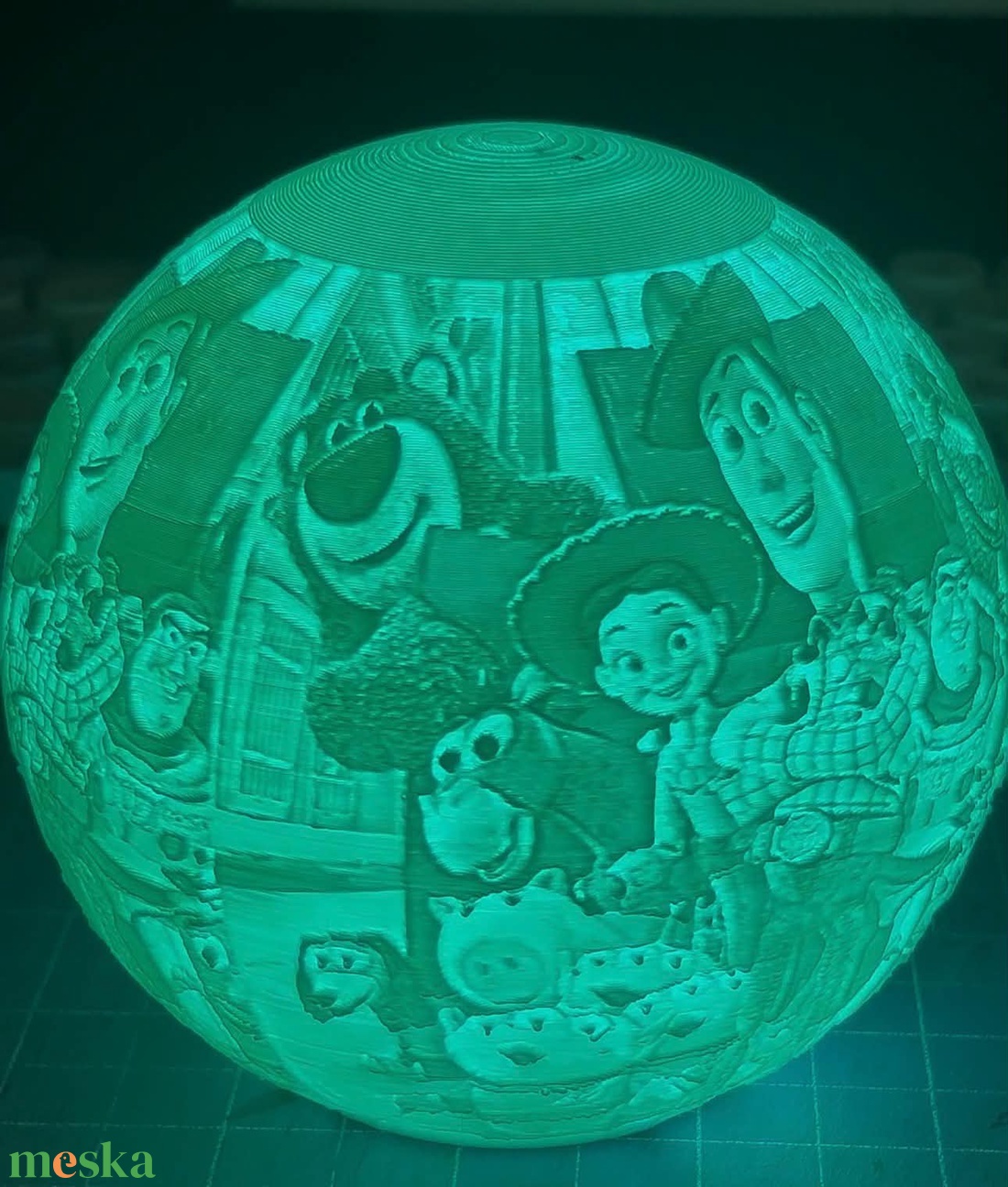 Toy Story holdlámpa � Meleg fényű LED éjszakai fény és hangulatlámpa (10x15 cm) - otthon & életmód - lámpa - hangulatlámpa - Meska.hu