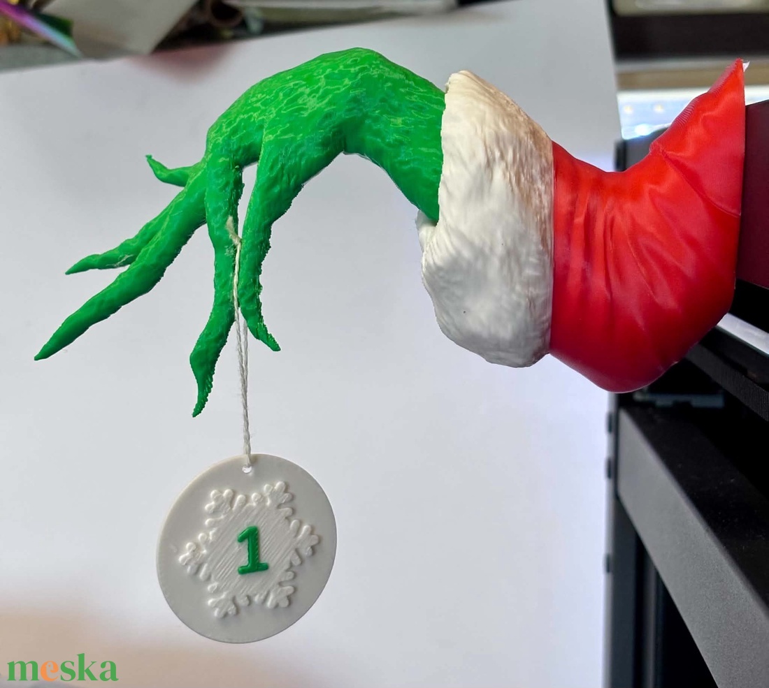 Grinch/Grincs adventi naptár - karácsony - adventi díszek - adventi naptár - Meska.hu