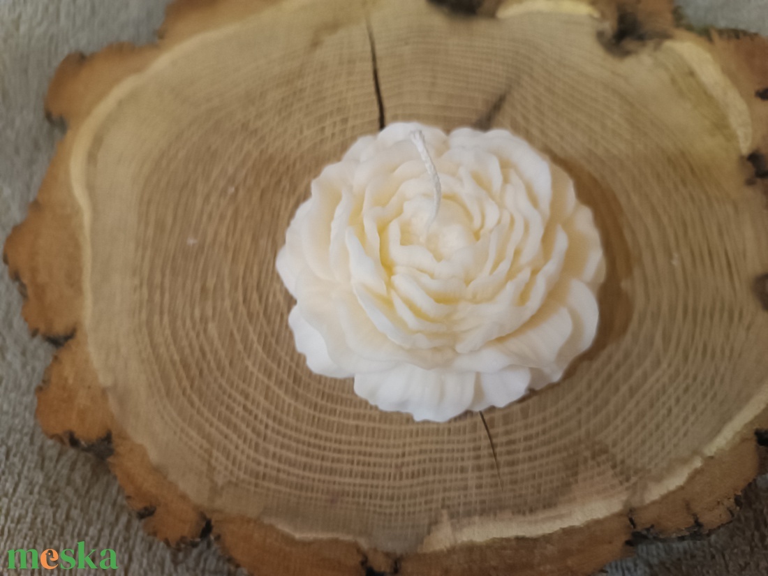 Bazsarózsa szójaviasz gyertya - otthon & életmód - gyertya, illat, aroma - gyertya - Meska.hu