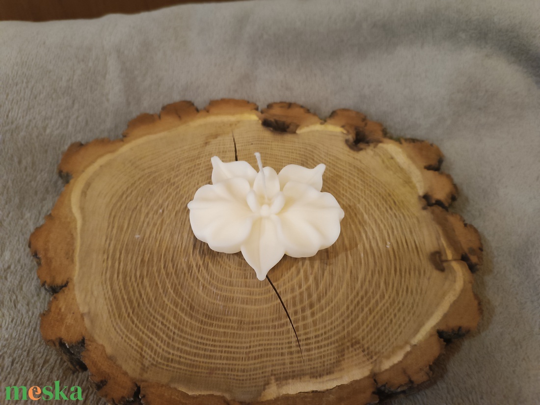 Orchidea szojaviasz gyertya - otthon & életmód - gyertya, illat, aroma - gyertya - Meska.hu