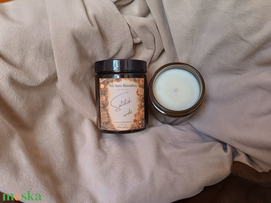 Sütőtök erdő szójaviasz illatgyertya 180ml - otthon & életmód - gyertya, illat, aroma - gyertya - Meska.hu