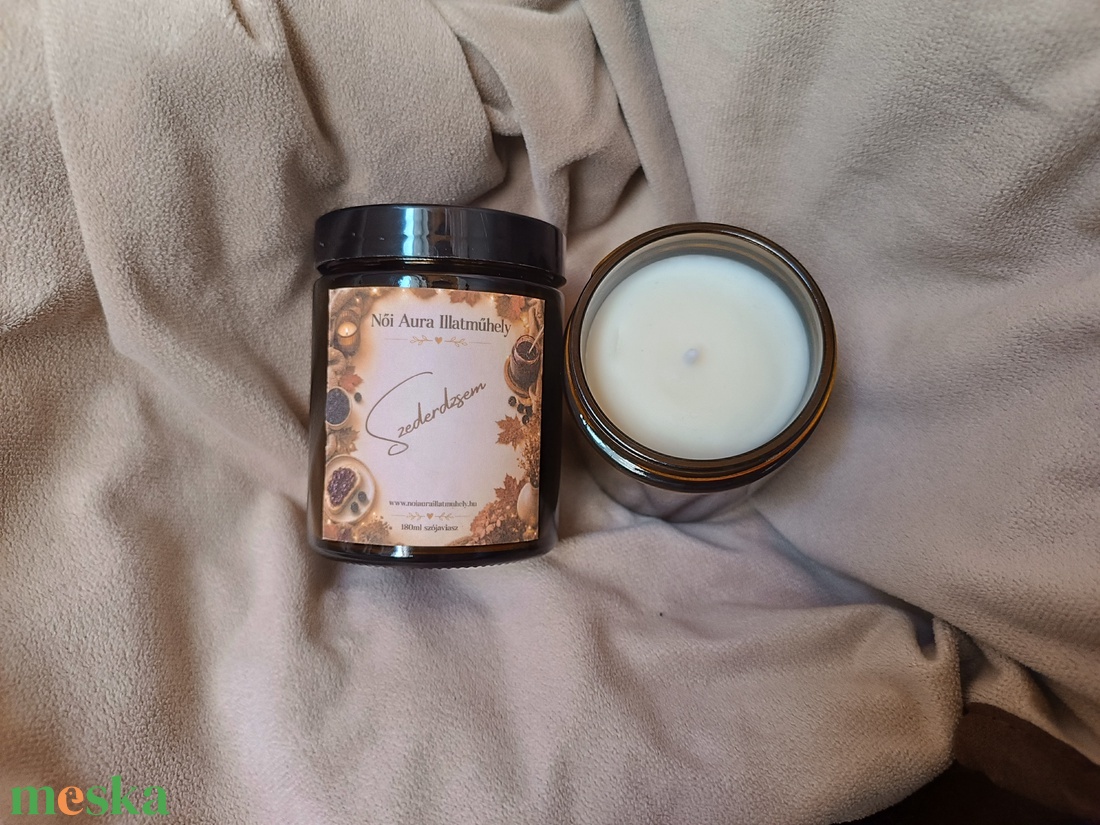 Szederdzsem szójaviasz illatgyertya 180ml - otthon & életmód - gyertya, illat, aroma - gyertya - Meska.hu