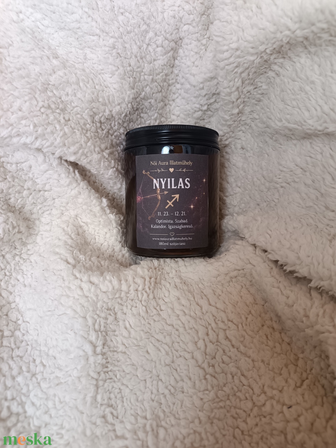 Horoszkóp feliratos  szójaviasz illatgyertya ( többféle illatban) - otthon & életmód - gyertya, illat, aroma - gyertya - Meska.hu