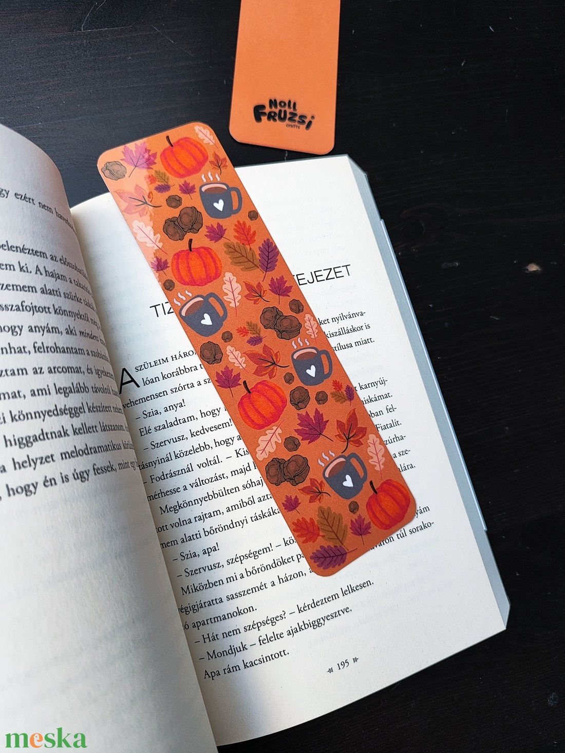 Őszi kincsek könyvjelző - könyv & zene - könyvjelző - Meska.hu