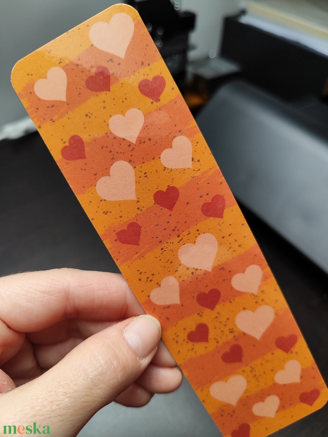 Szívek az őszben könyvjelző - könyv & zene - könyvjelző - Meska.hu