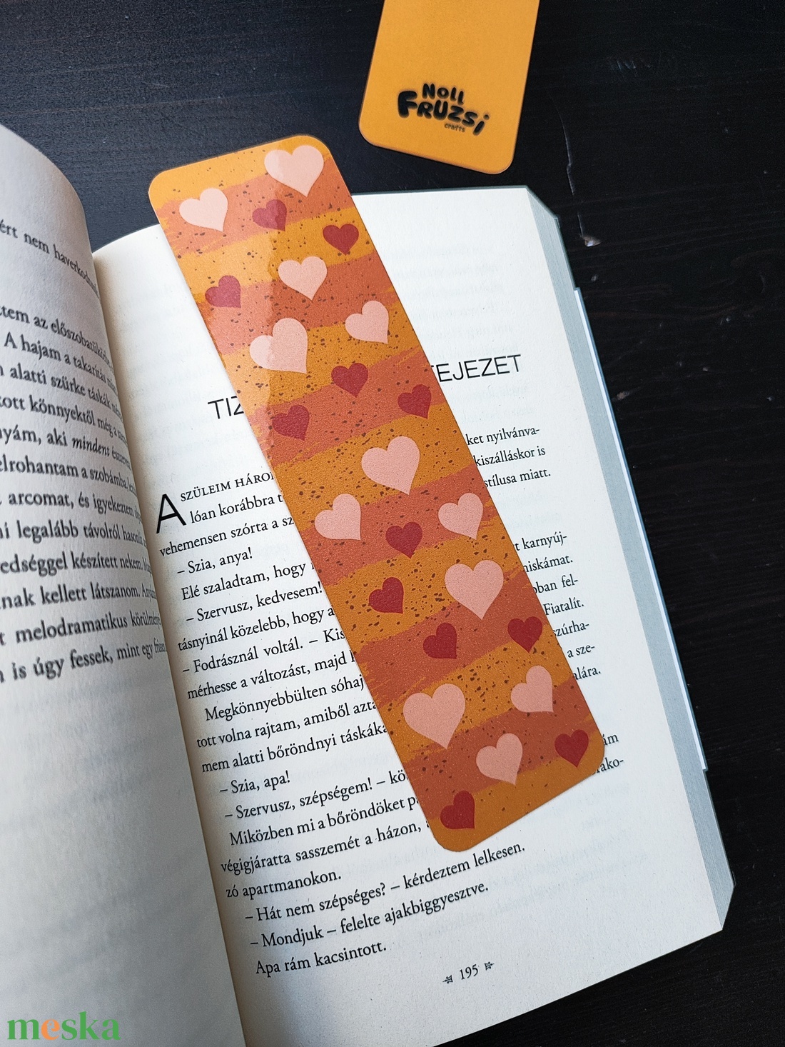 Szívek az őszben könyvjelző - könyv & zene - könyvjelző - Meska.hu