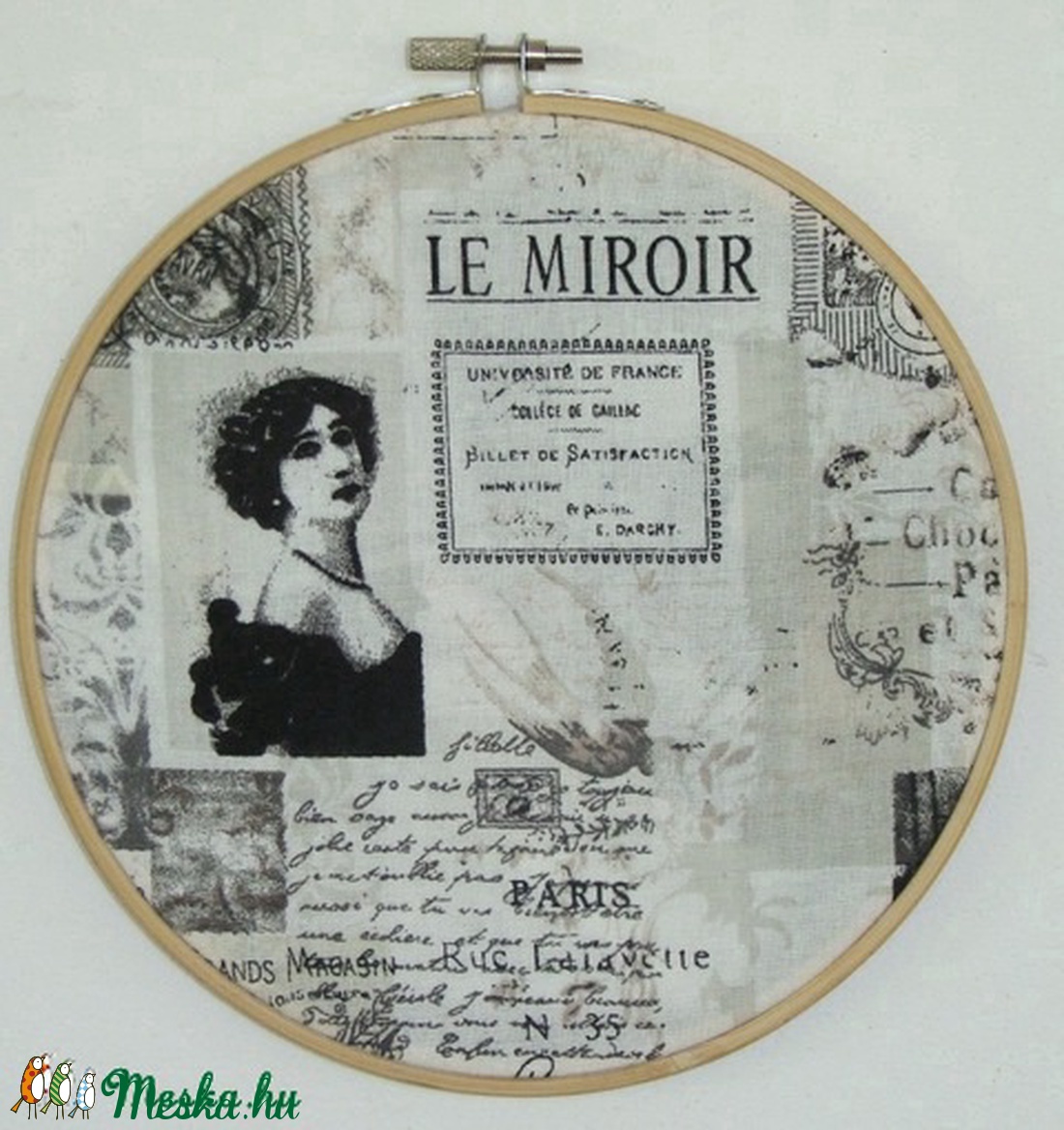 Textil falikép, Párizs - - Meska.hu Textil falikép, Párizs - - Meska.hu