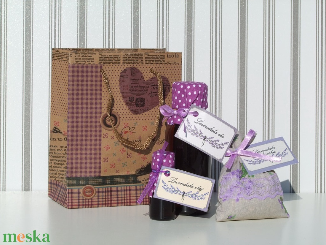 Levendula ajándék csomag  - szépségápolás - kozmetikai ajándékcsomag - Meska.hu