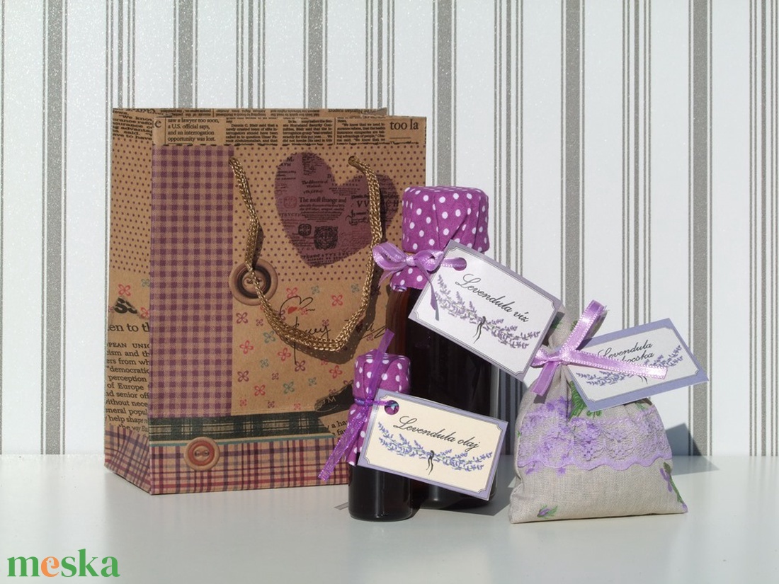 Levendula ajándék csomag  - szépségápolás - kozmetikai ajándékcsomag - Meska.hu