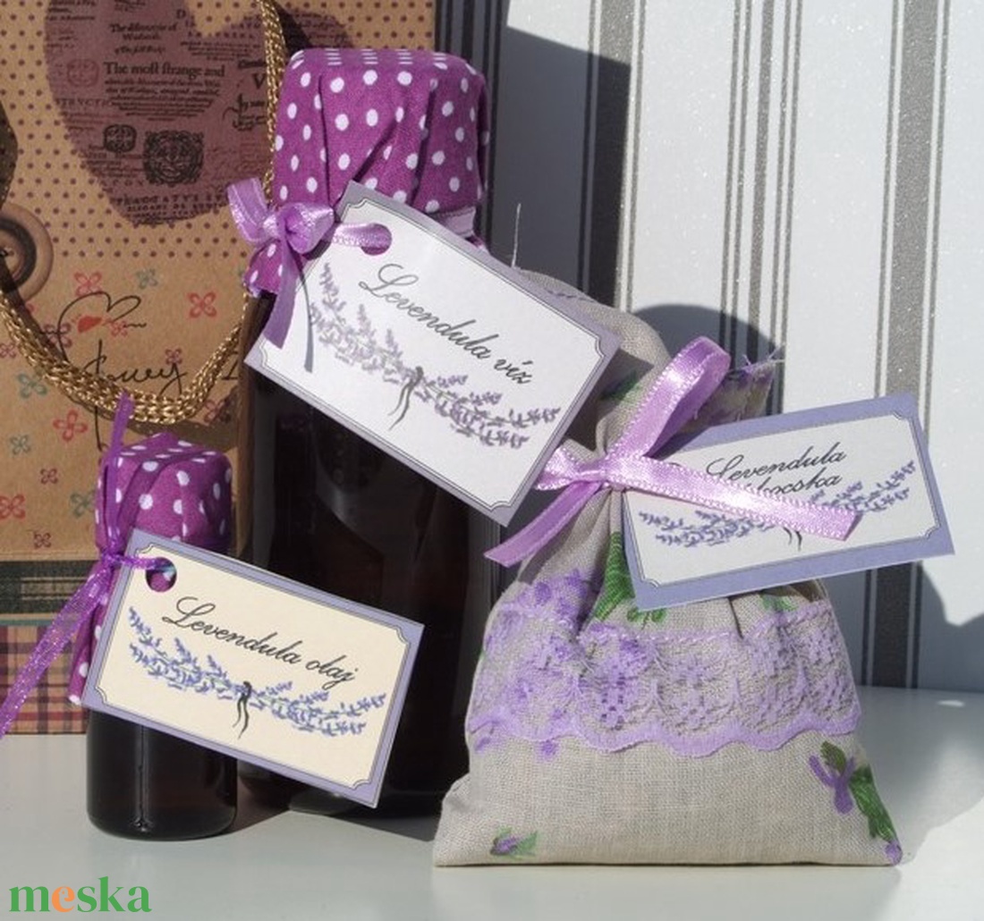 Levendula ajándék csomag  - szépségápolás - kozmetikai ajándékcsomag - Meska.hu
