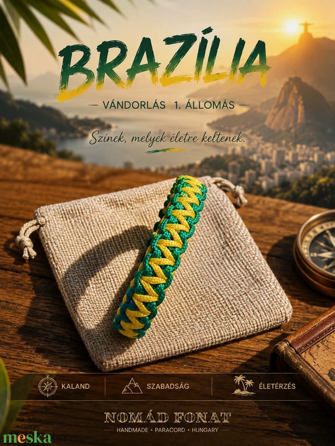 Nordik és Brazília karkötők - ékszer - karkötő - fonott karkötő - Meska.hu