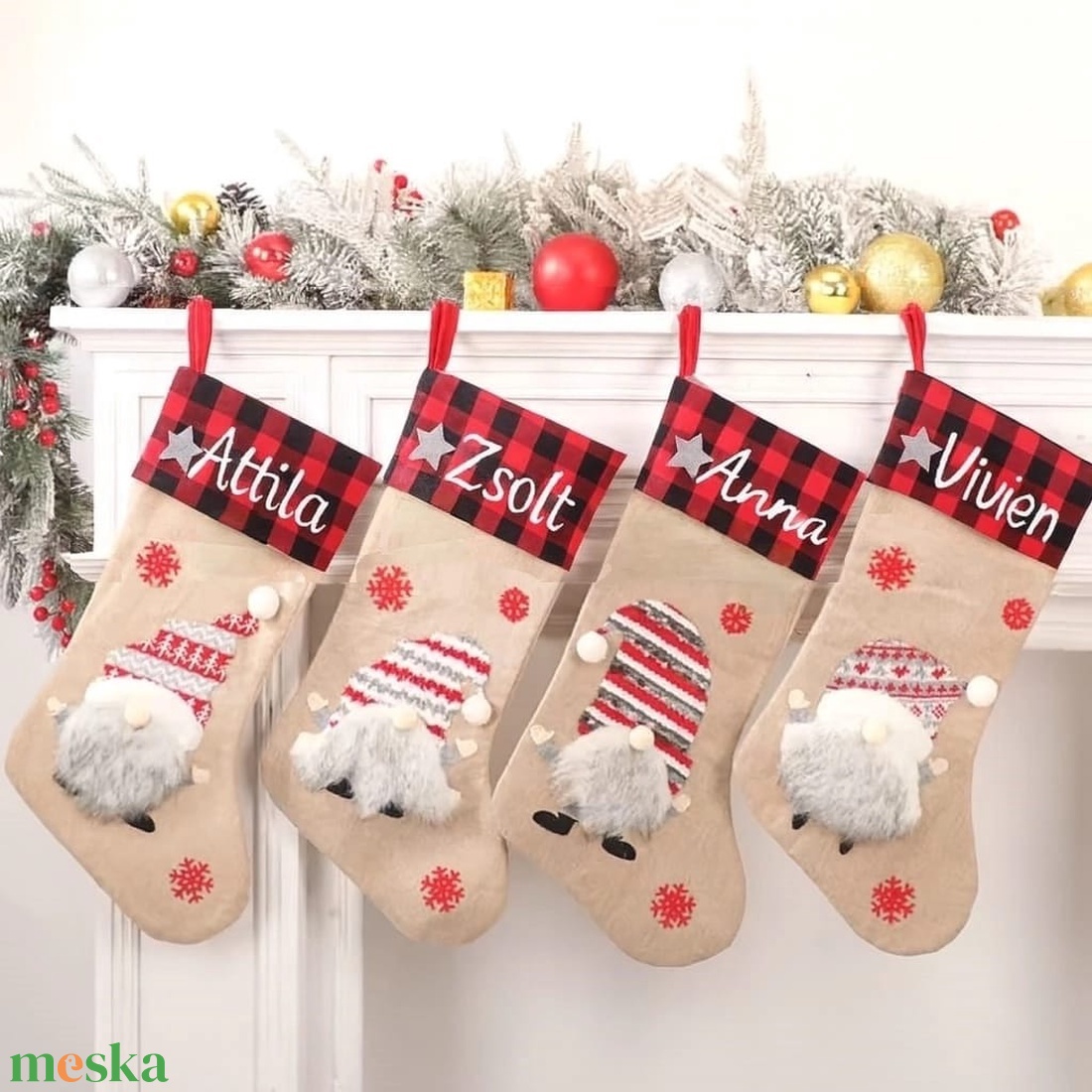 Névvel feliratozott mikulás csizma, zokni - karácsony - karácsonyi lakásdekoráció - karácsonyi lakásdíszek - Meska.hu Névvel feliratozott mikulás csizma, zokni - karácsony - karácsonyi lakásdekoráció - karácsonyi lakásdíszek - Meska.hu