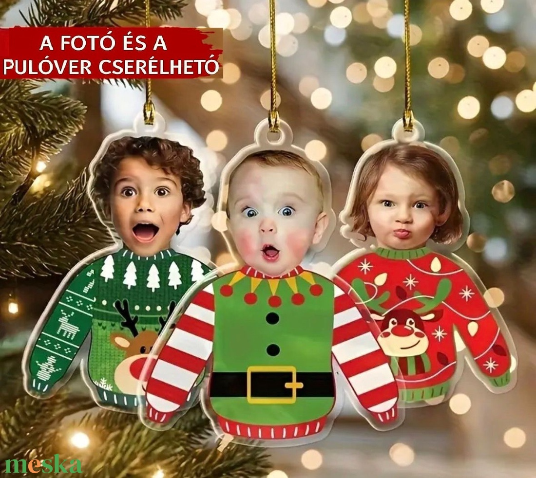 Személyre szabott karácsonyi minidekoráció  Pulcsis fotódísz - karácsony - karácsonyi lakásdekoráció - karácsonyfadíszek - Meska.hu Személyre szabott karácsonyi minidekoráció  Pulcsis fotódísz - karácsony - karácsonyi lakásdekoráció - karácsonyfadíszek - Meska.hu