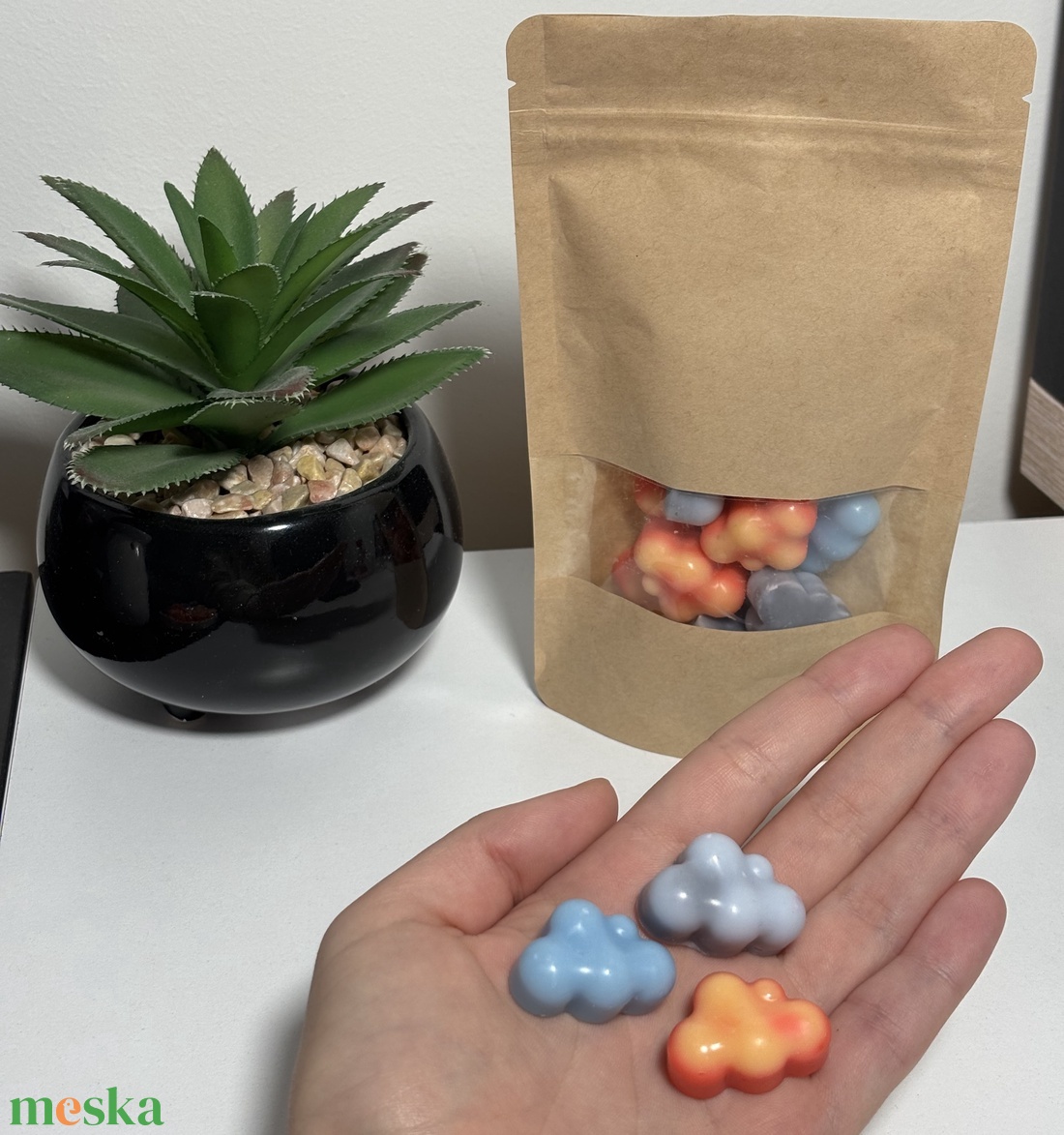 Felhő illatviasz 50g - otthon & életmód - gyertya, illat, aroma - illatviasz - Meska.hu
