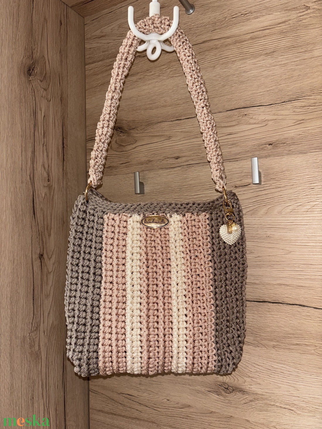 �Karmella horgolt táska - táska & tok - kézitáska & válltáska - válltáska - Meska.hu
