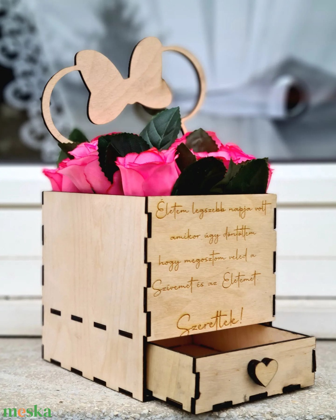 Valentin napi virág box - otthon & életmód - dekoráció - virágdísz és tartó - virágbox, virágdoboz - Meska.hu Valentin napi virág box - otthon & életmód - dekoráció - virágdísz és tartó - virágbox, virágdoboz - Meska.hu