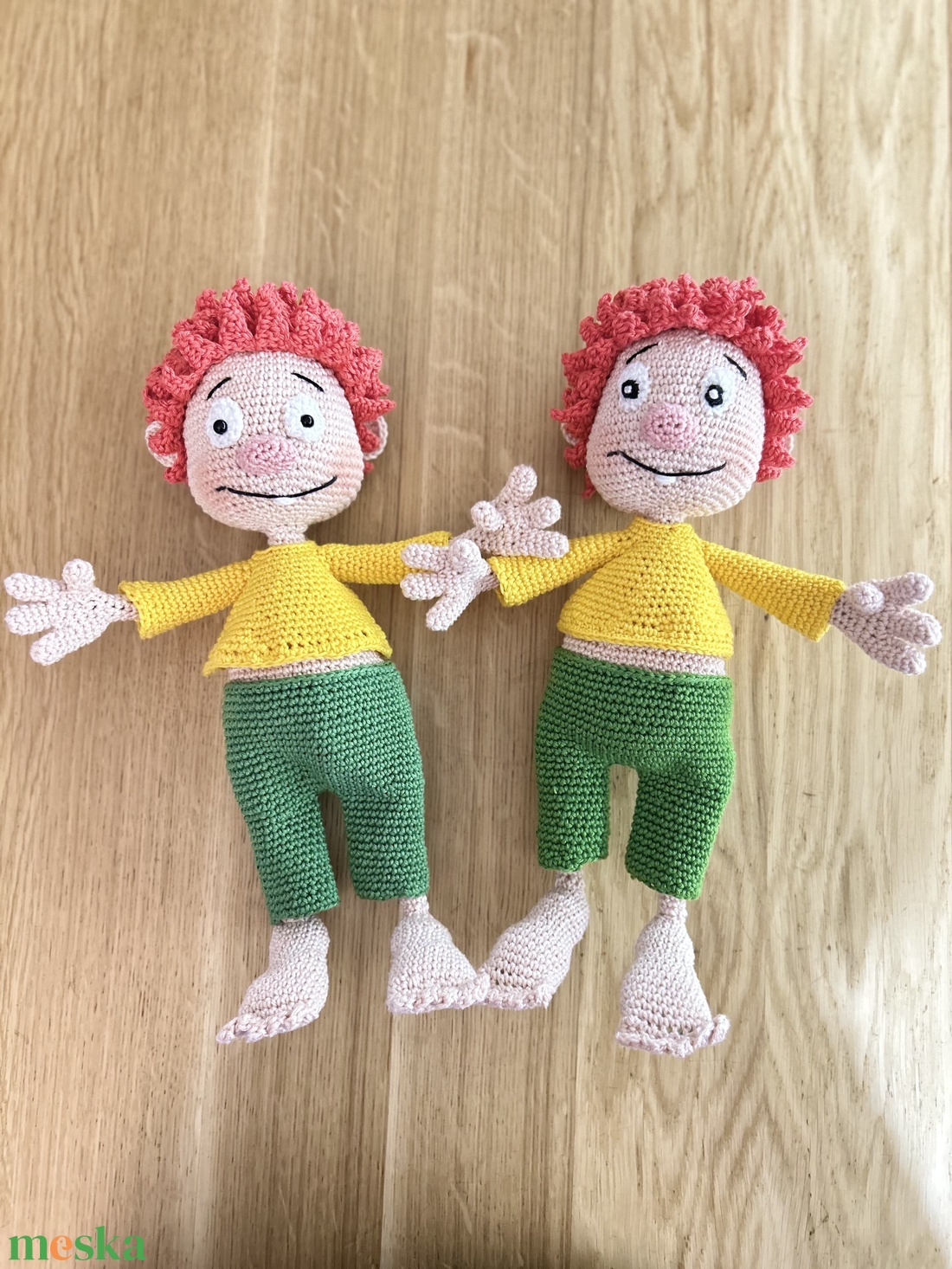 Horgolt Pumukli - játék & sport - plüssállat & játékfigura - szörnyike - Meska.hu