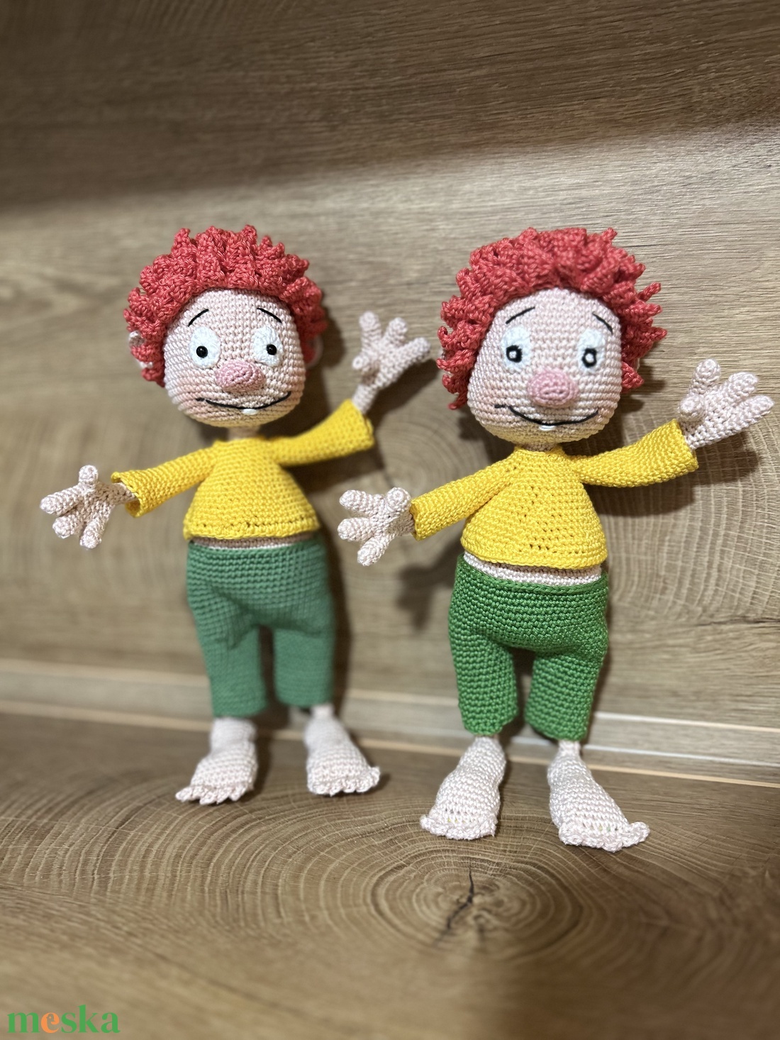 Horgolt Pumukli - játék & sport - plüssállat & játékfigura - szörnyike - Meska.hu