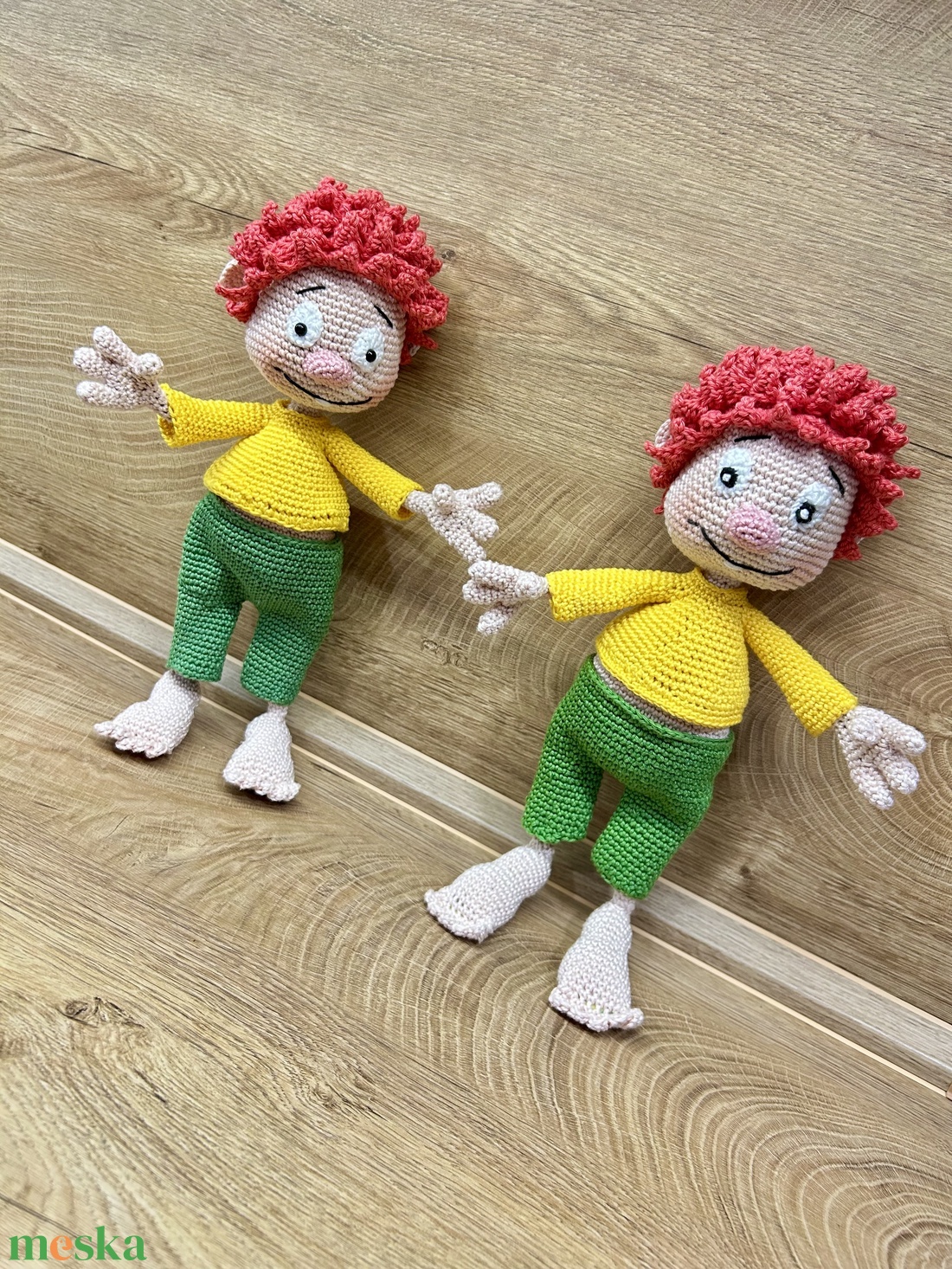 Horgolt Pumukli - játék & sport - plüssállat & játékfigura - szörnyike - Meska.hu