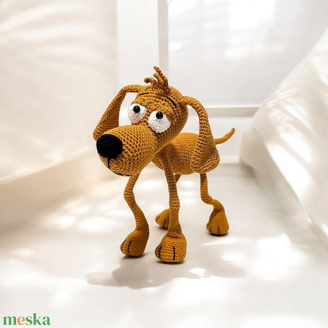 Horgolt Vizsla - játék & sport - plüssállat & játékfigura - kutya - Meska.hu