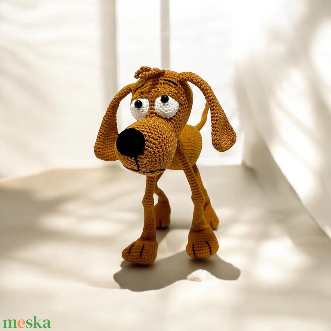 Horgolt Vizsla - játék & sport - plüssállat & játékfigura - kutya - Meska.hu