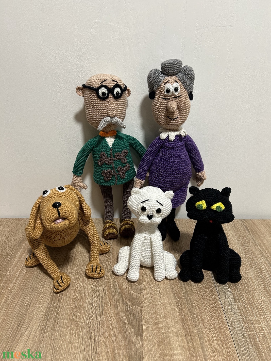 Horgolt Frakk a Macskák réme szereplői - játék & sport - plüssállat & játékfigura - kutya - Meska.hu