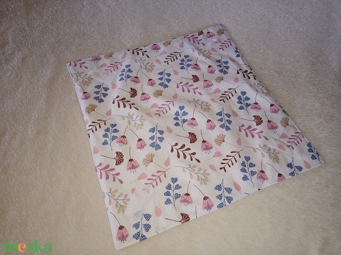 Újraszalvéta, öko szendvicscsomagoló - táska & tok - uzsonna- & ebéd tartó - szendvics csomagoló - Meska.hu