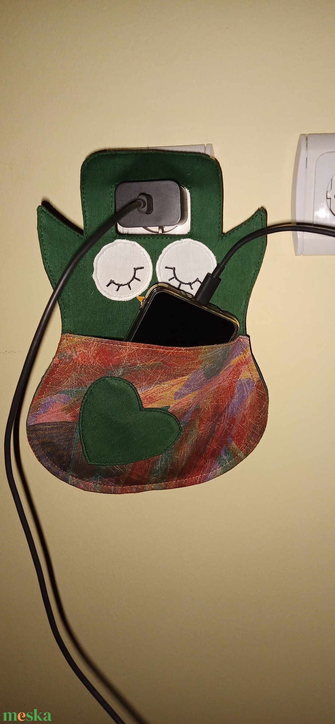Telefon tartó töltéshez - táska & tok - pénztárca & más tok - telefontok - Meska.hu