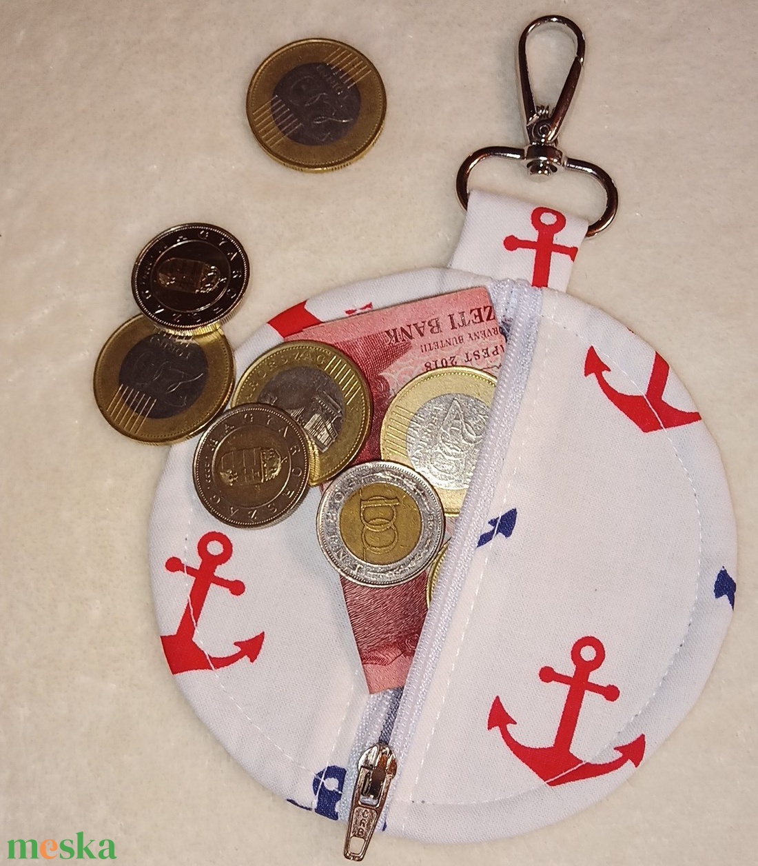 Mini pénztárca - táska & tok - pénztárca & más tok - aprópénztartó - Meska.hu