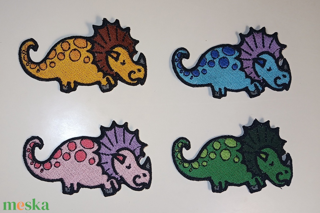 Dinoszaurusz felvarró - kellékek & szerszámok - méteráru - felvarrható, vasalható kellék - Meska.hu Dinoszaurusz felvarró - kellékek & szerszámok - méteráru - felvarrható, vasalható kellék - Meska.hu