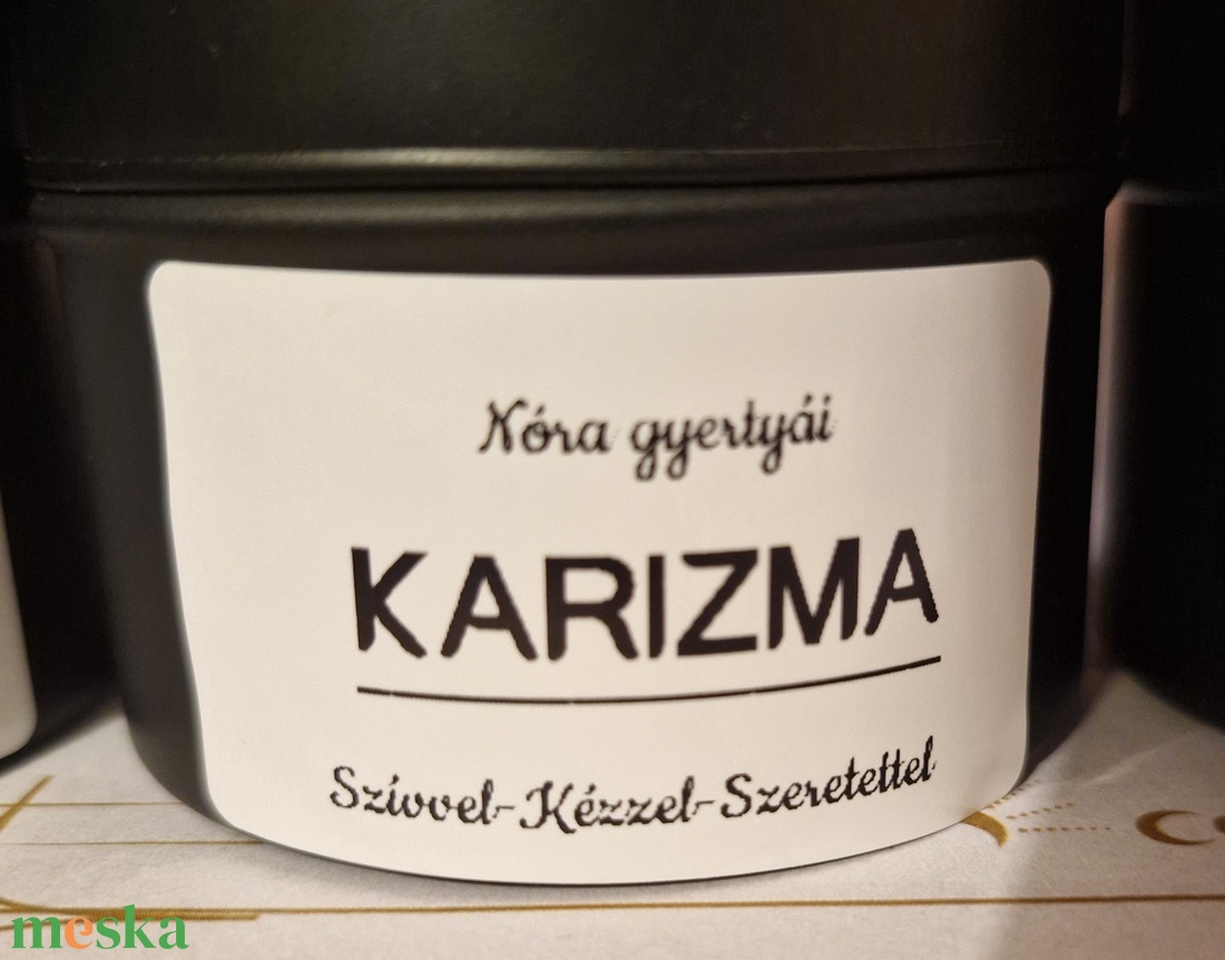 Karizma - otthon & életmód - gyertya, illat, aroma - gyertya - Meska.hu