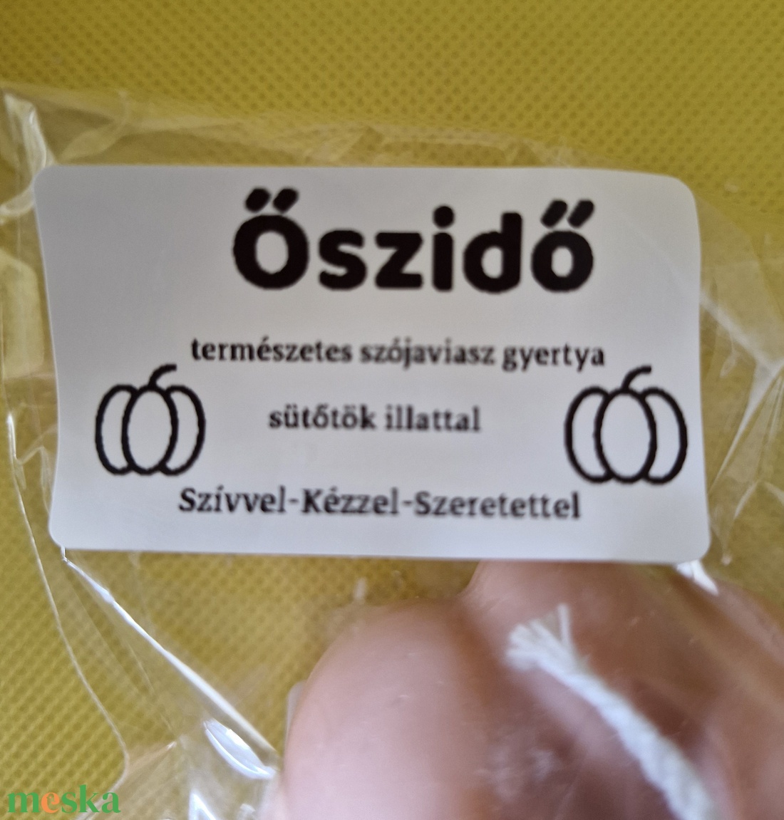 Őszidő - otthon & életmód - gyertya, illat, aroma - gyertya - Meska.hu