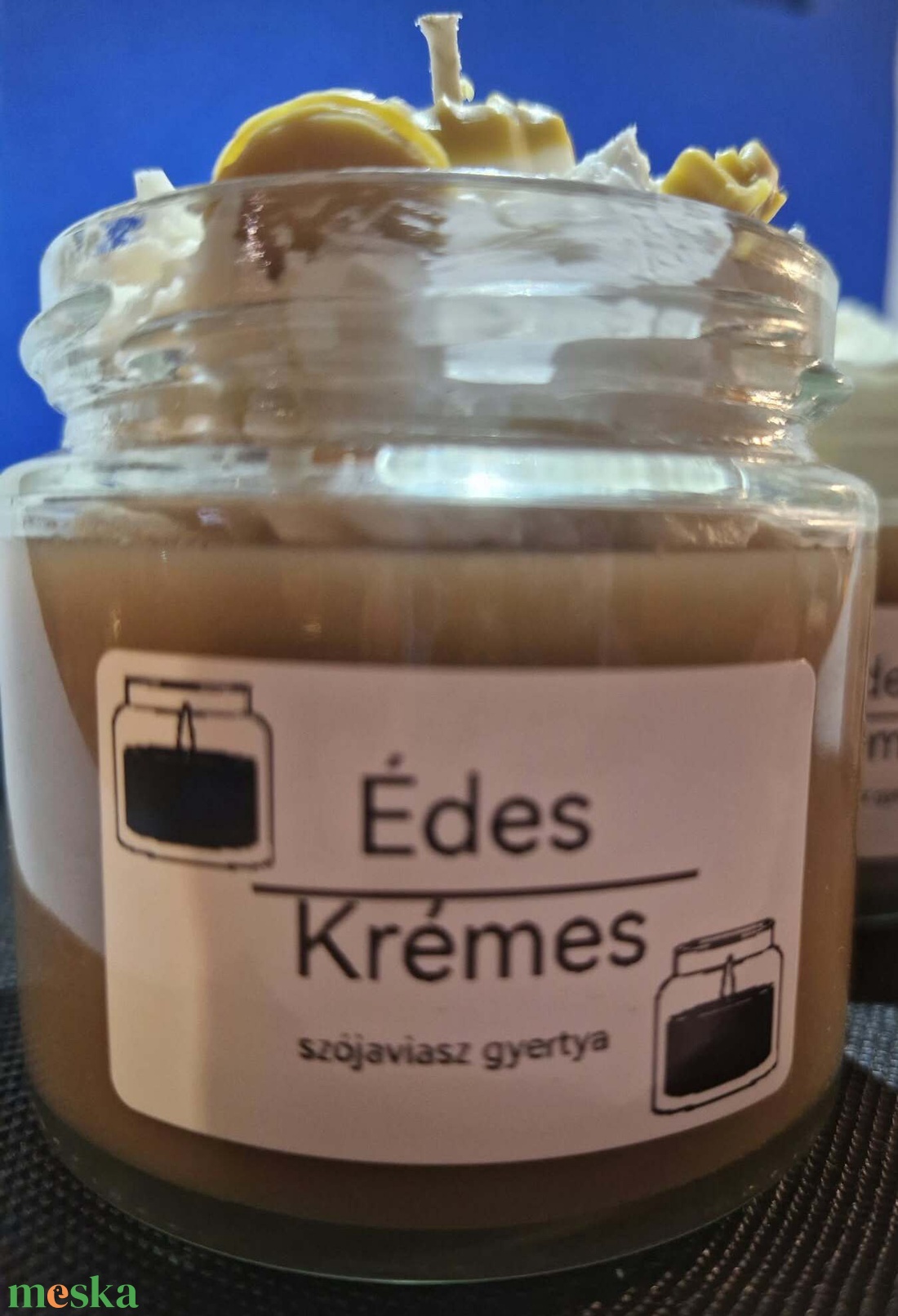 Édes Krémes - otthon & életmód - gyertya, illat, aroma - gyertya - Meska.hu