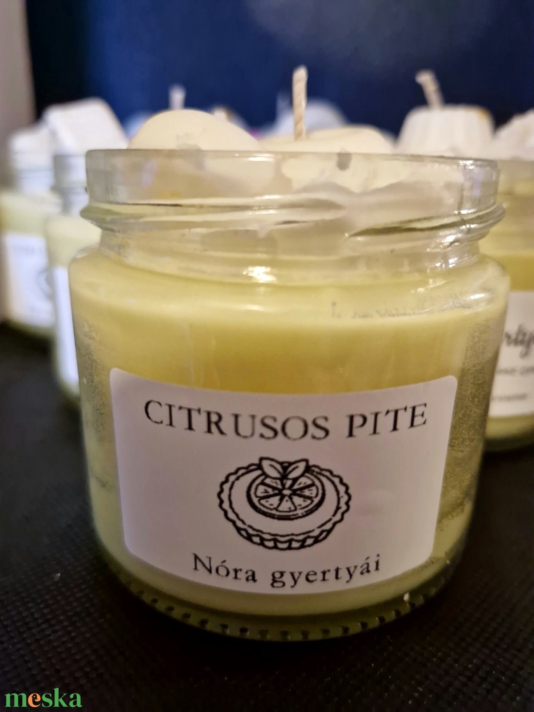 Citrusos Pite - otthon & életmód - gyertya, illat, aroma - gyertya - Meska.hu